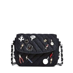 Zara Denim Stamped Bag